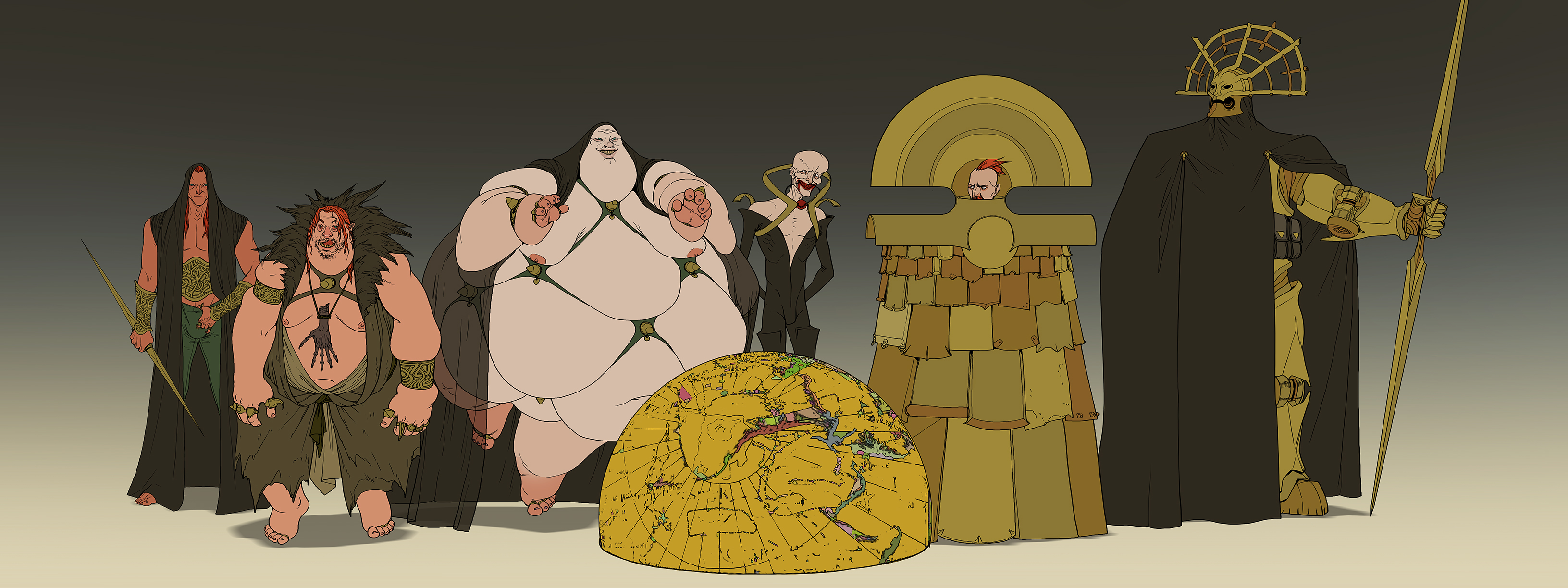 Dune Antagonists by Matt Rhodes (Concept Artist) - Zerply